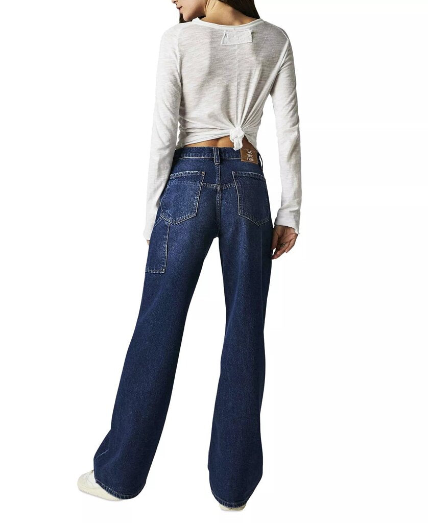 We The Free Tinsley Baggy High Rise Jeans in Dark Romance - Size 27