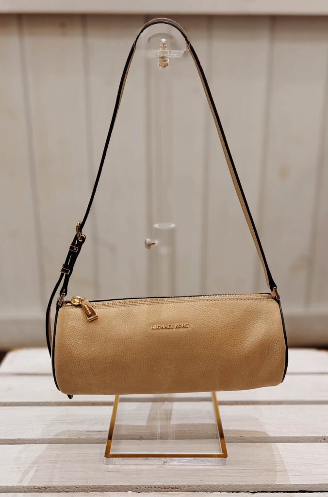 Michael Kors Izzy Small Nubuck Barrel Pochette (Retails for $128)