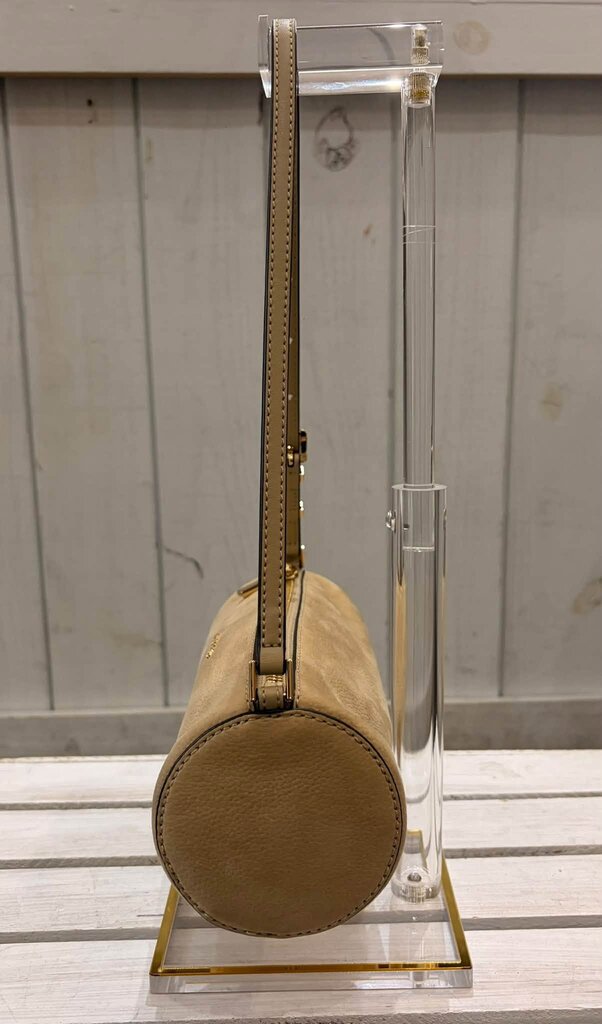 Michael Kors Izzy Small Nubuck Barrel Pochette (Retails for $128)