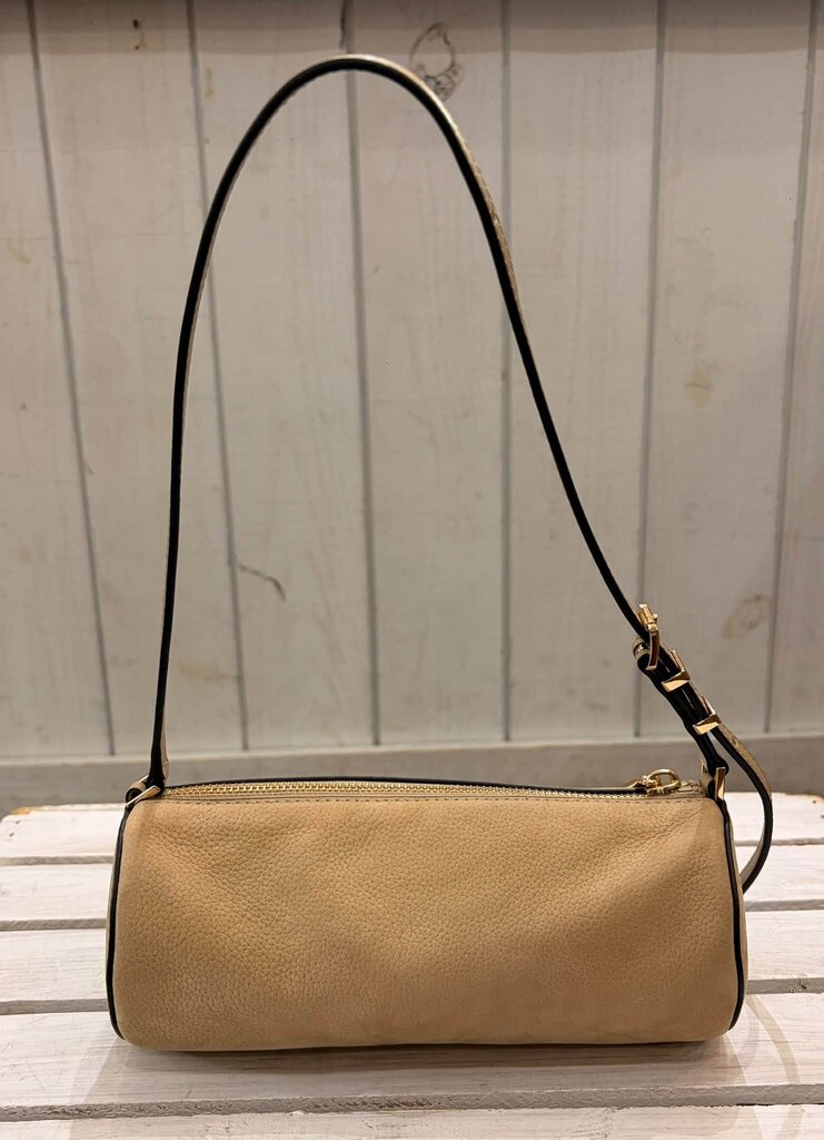Michael Kors Izzy Small Nubuck Barrel Pochette (Retails for $128)