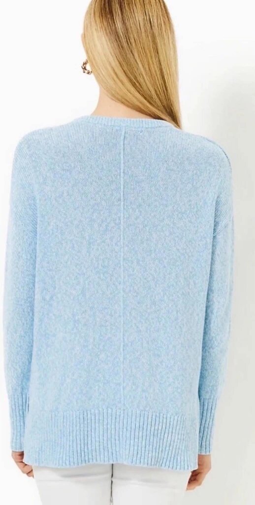 Lilly Pulitzer Bedford Sweater In Bonaire Blue - Size XS