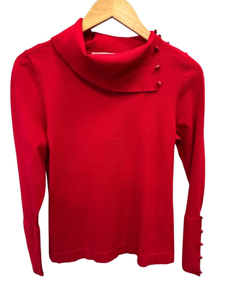 Etcetera Fold-Over Cowl Neck Sweater - Size Medium