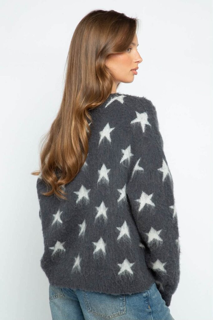 Daisy Street Firestarter Brushed Knit Cardigan - Size Medium
