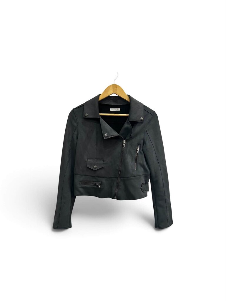 Dex Suede Moto Jacket - Size Small