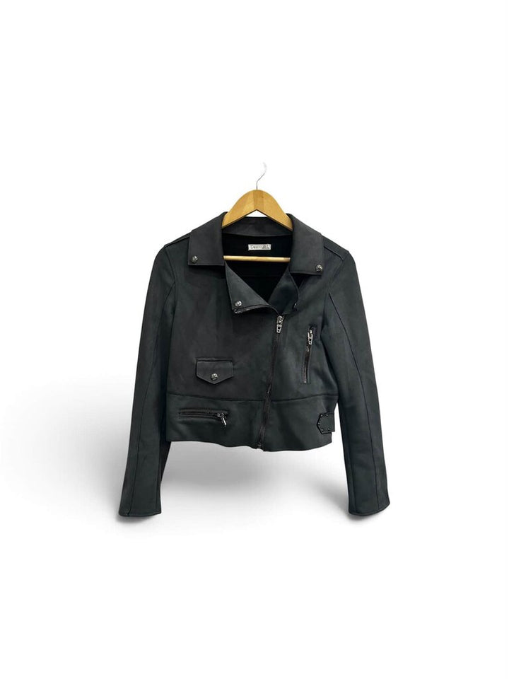 Dex Suede Moto Jacket - Size Small