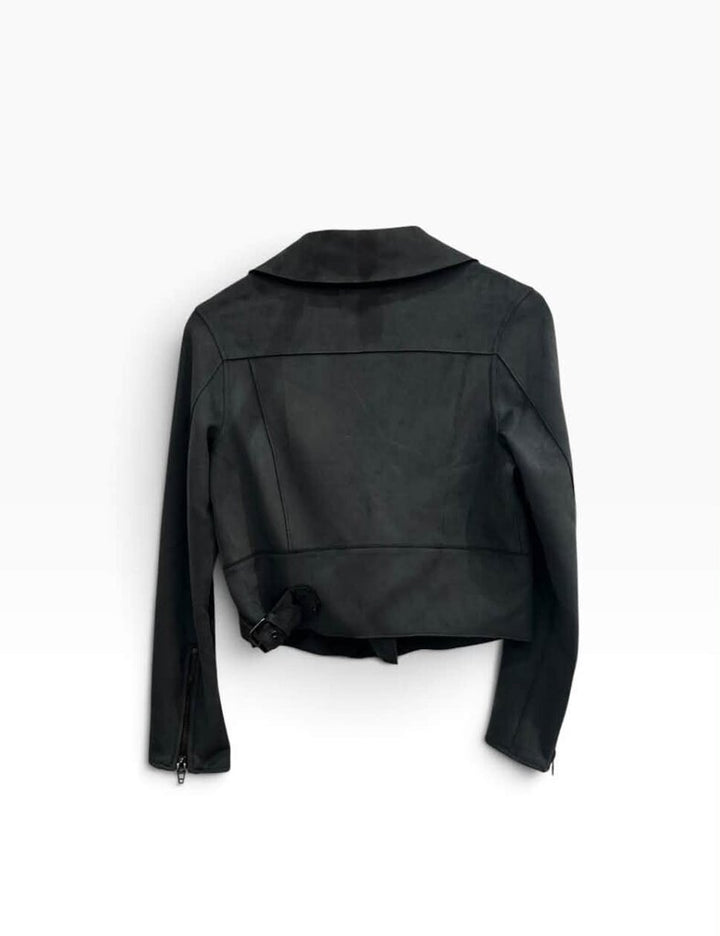 Dex Suede Moto Jacket - Size Small