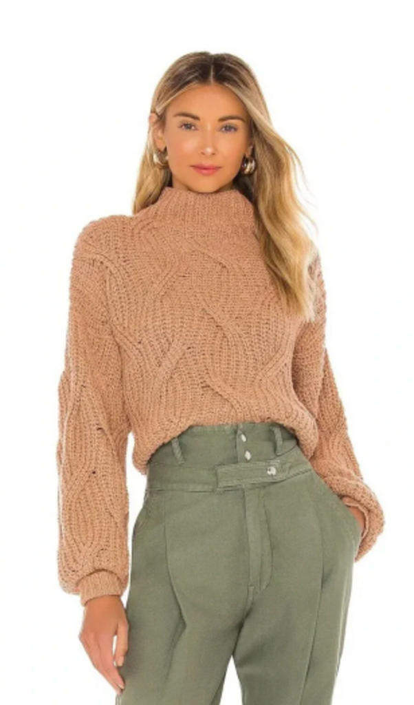 Free People Seasons Change Funnel Neck Sweater - Size XS