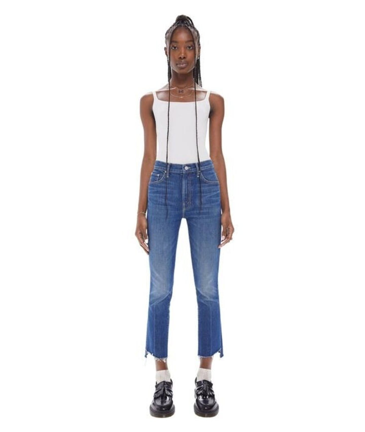 Mother The Insider Crop Step Fray Jeans - Size 30