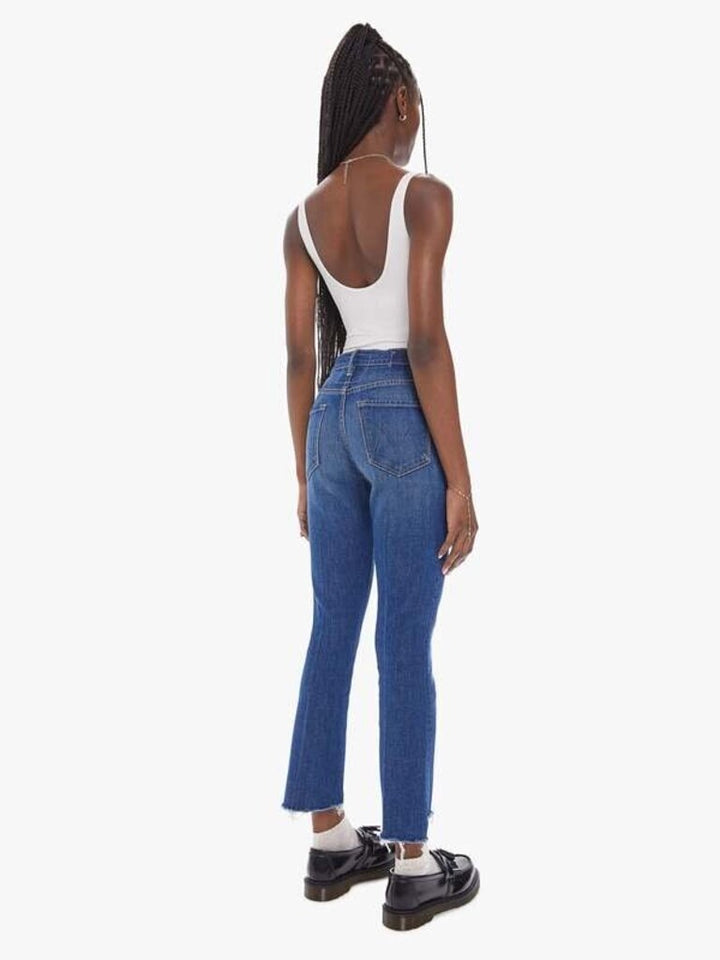 Mother The Insider Crop Step Fray Jeans - Size 30