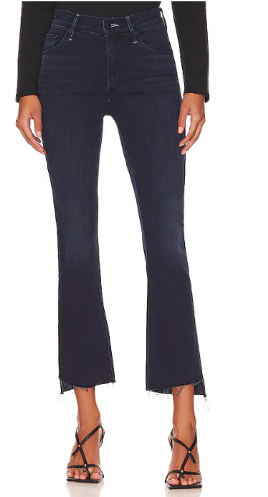 Mother Insider Crop Step Fray Jeans - Size 31