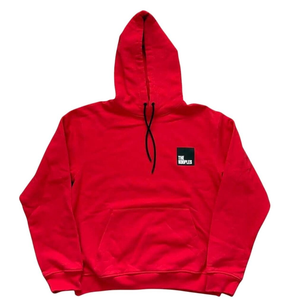 The Kooples Pullover Hoodie with Black Logo Patch - Size Small