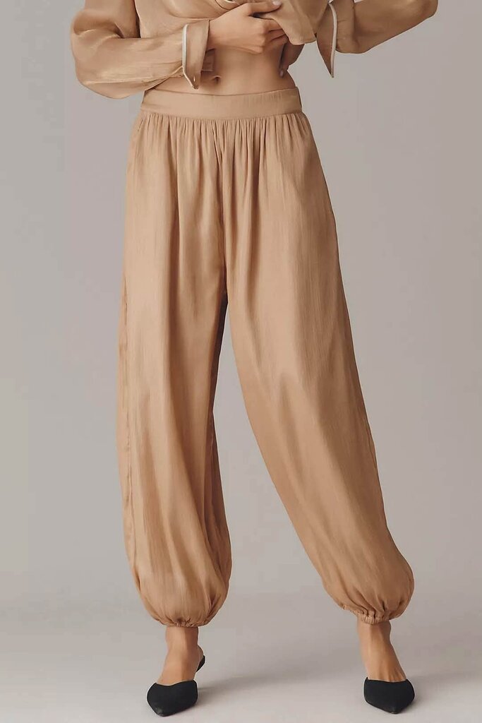 Maeve Shiny Balloon Pants - Size XS
