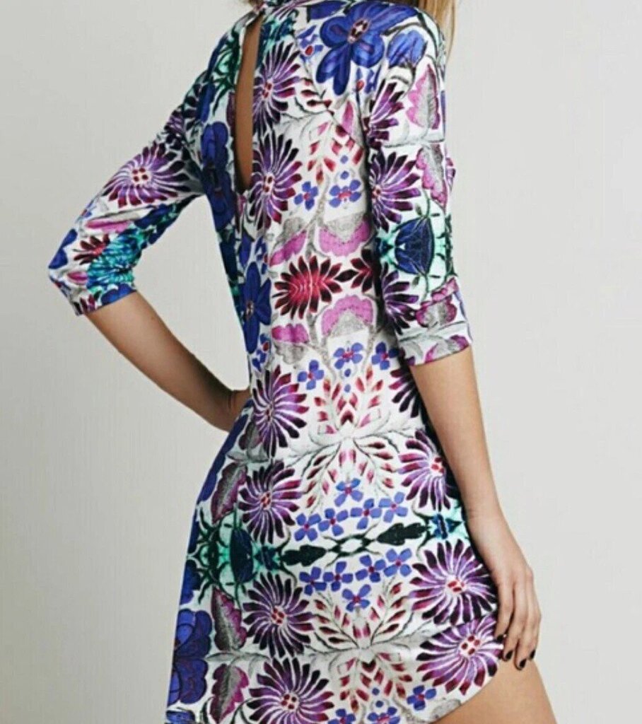 Free People New Romantics Fiesta Trapeze Mini Dress - Size Small