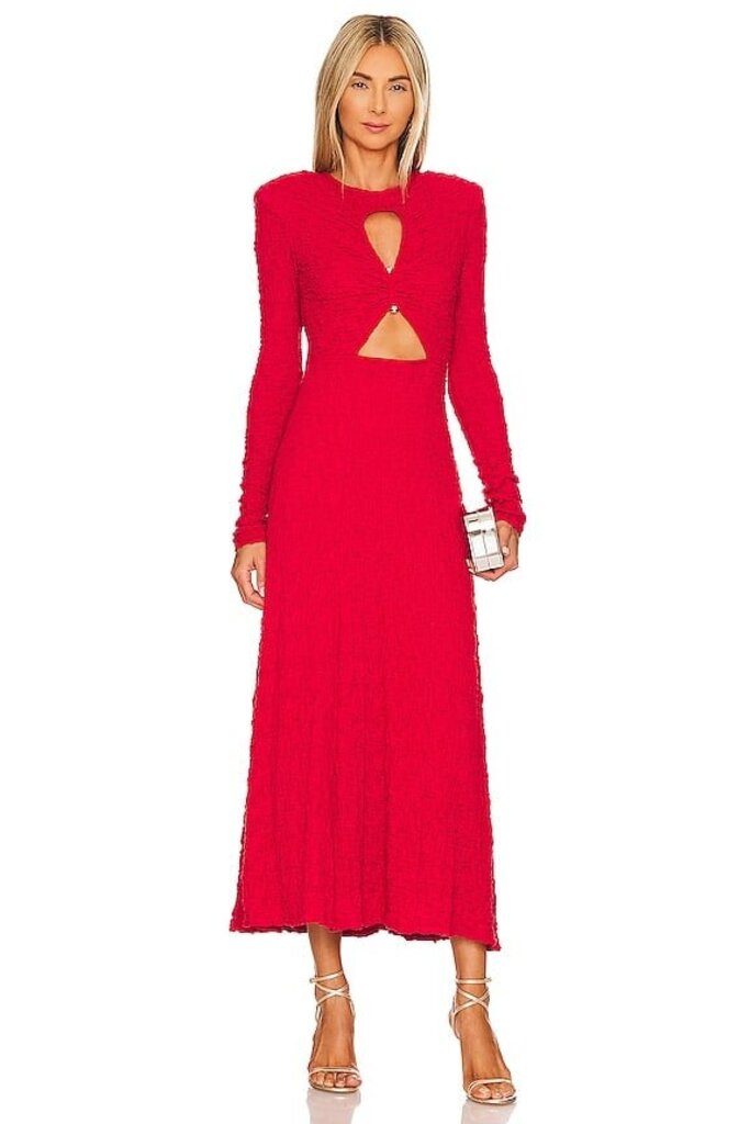 Sabina Musayev Alberta Dress in Red - Size Small