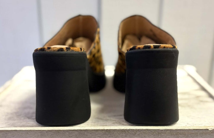 Steve Madden Leopard-Print Calf-Hair Platform Heels - Size 6