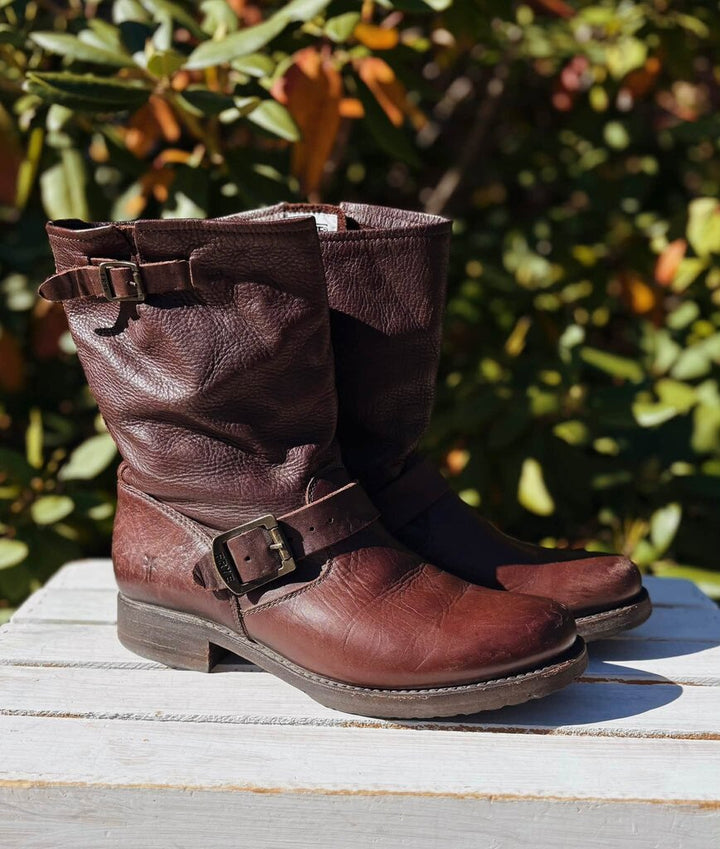 Frye Veronica Short Slouchy Boots - Size 8