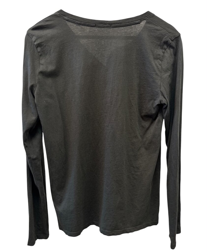ATM Long Sleeve Henley Shirt - Size Medium