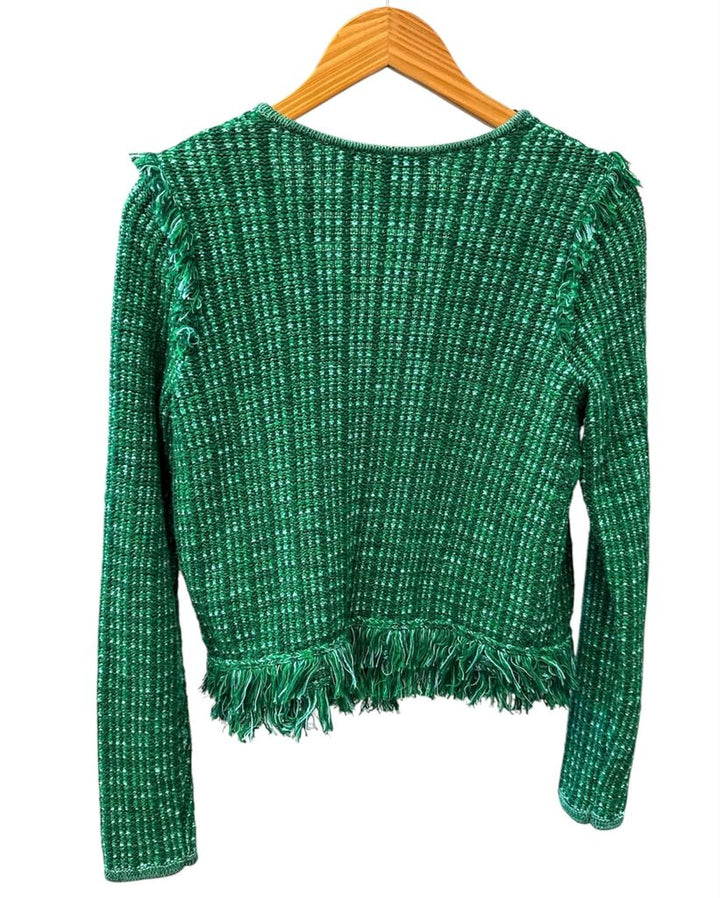 Lilly Pulitzer Green Tweed Simora Jacket - Size XS