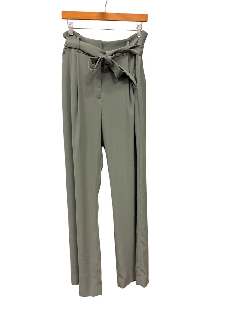 Pipes & Shaw Veronica Beard Belted Wide Leg Trouser Pants - Size Large