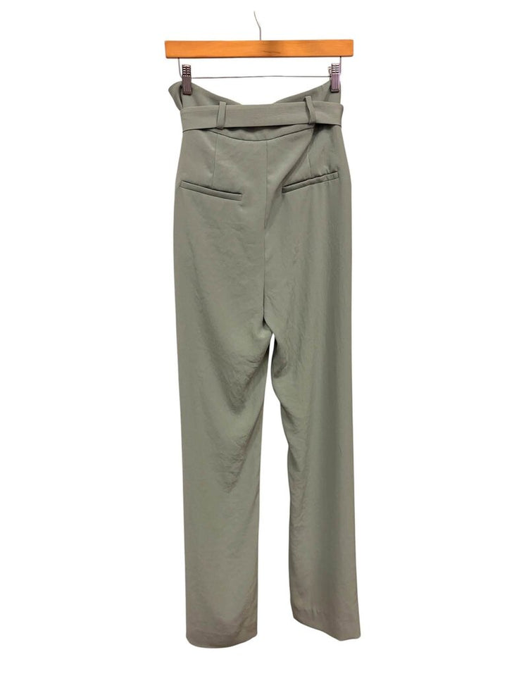 Pipes & Shaw Veronica Beard Belted Wide Leg Trouser Pants - Size Large