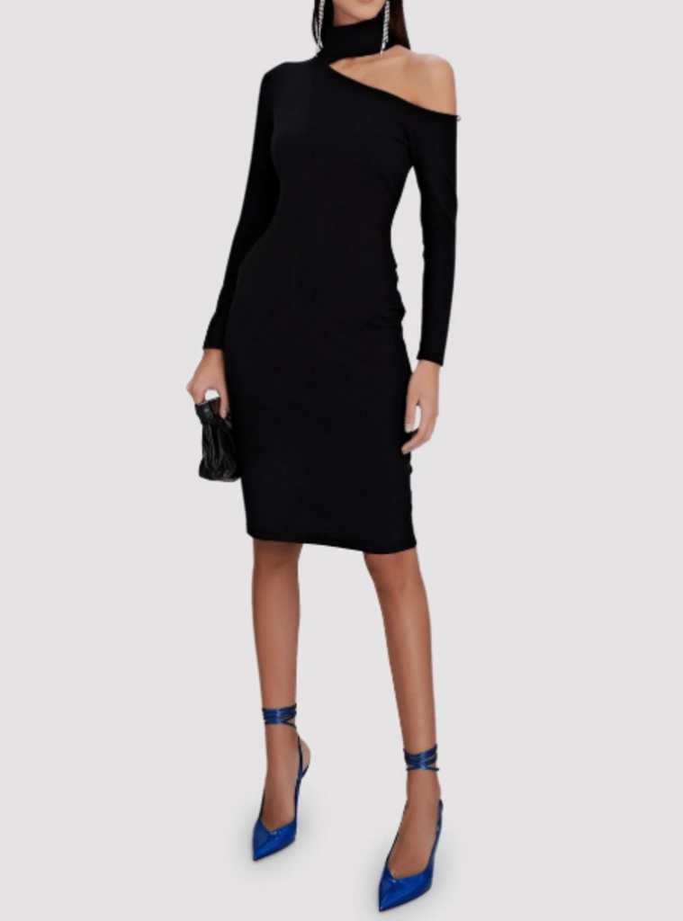 L'Agence Annalise Cut-Out Sweater Dress - Size Small (Retails for $336)