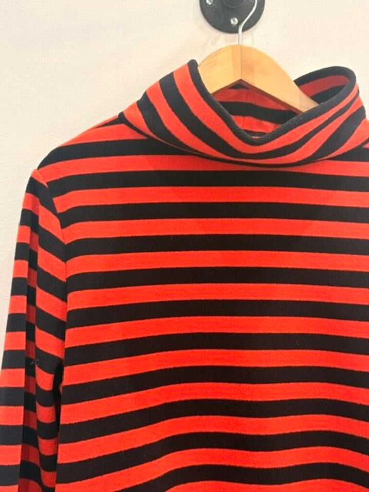 Dudley Stephens Mock Neck Fleece Turtleneck Sweater - Size XL