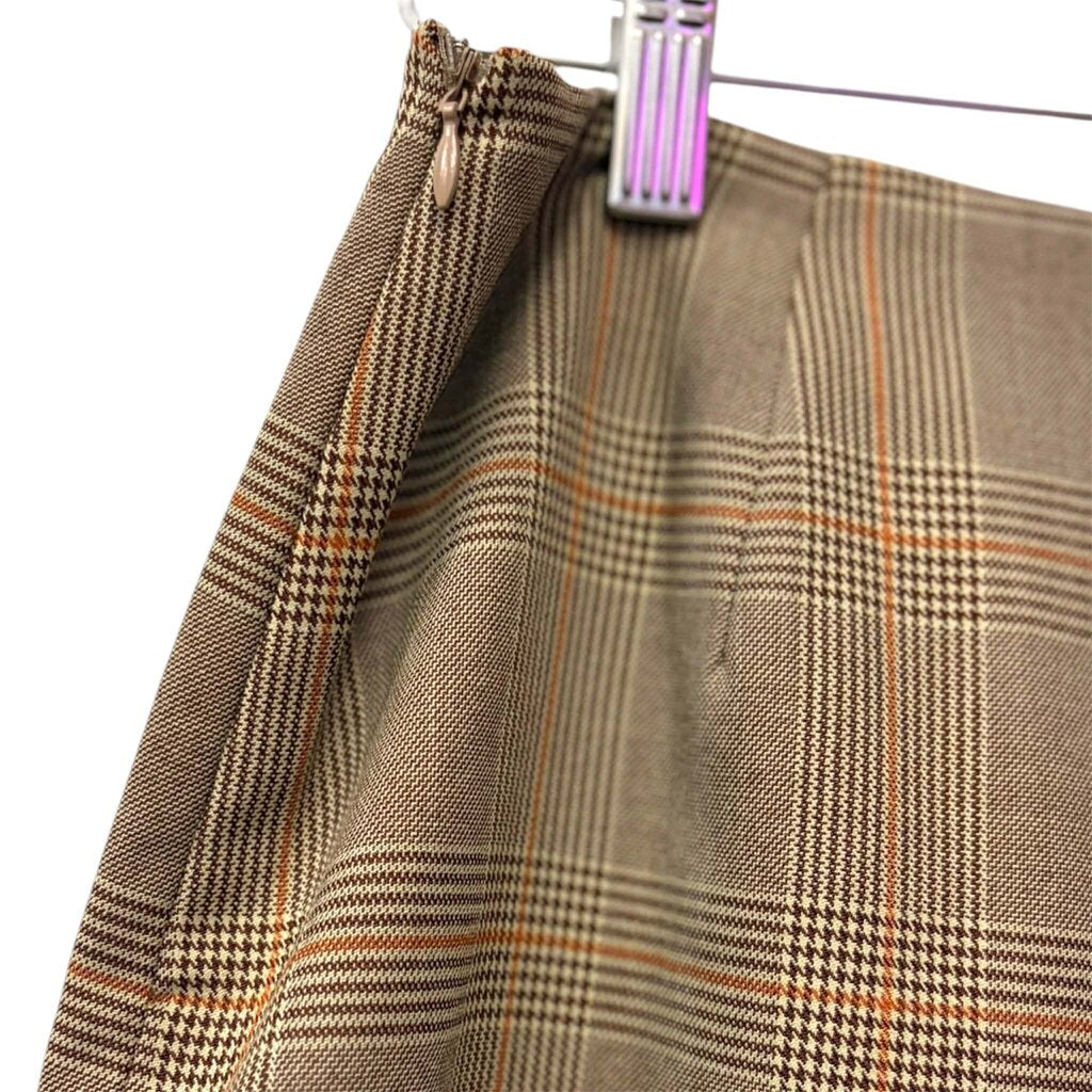 Skies Are Blue Plaid Mini-Skirt - Size Small