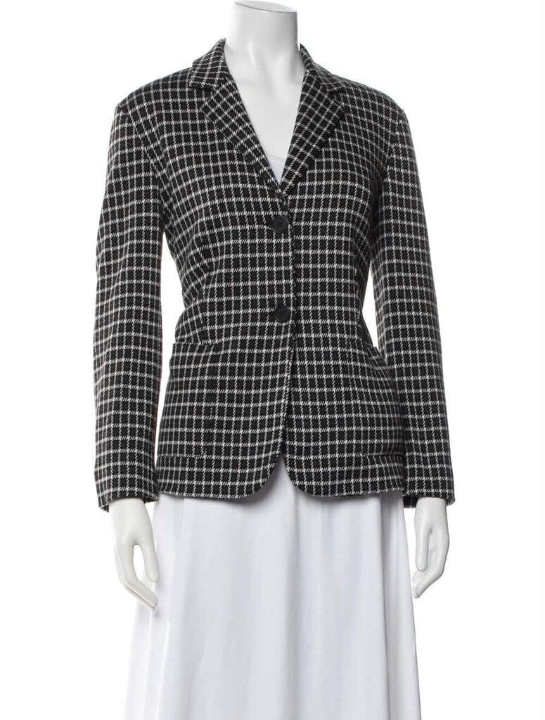 Weekend Max Mara Plaid Print Blazer - Size Medium
