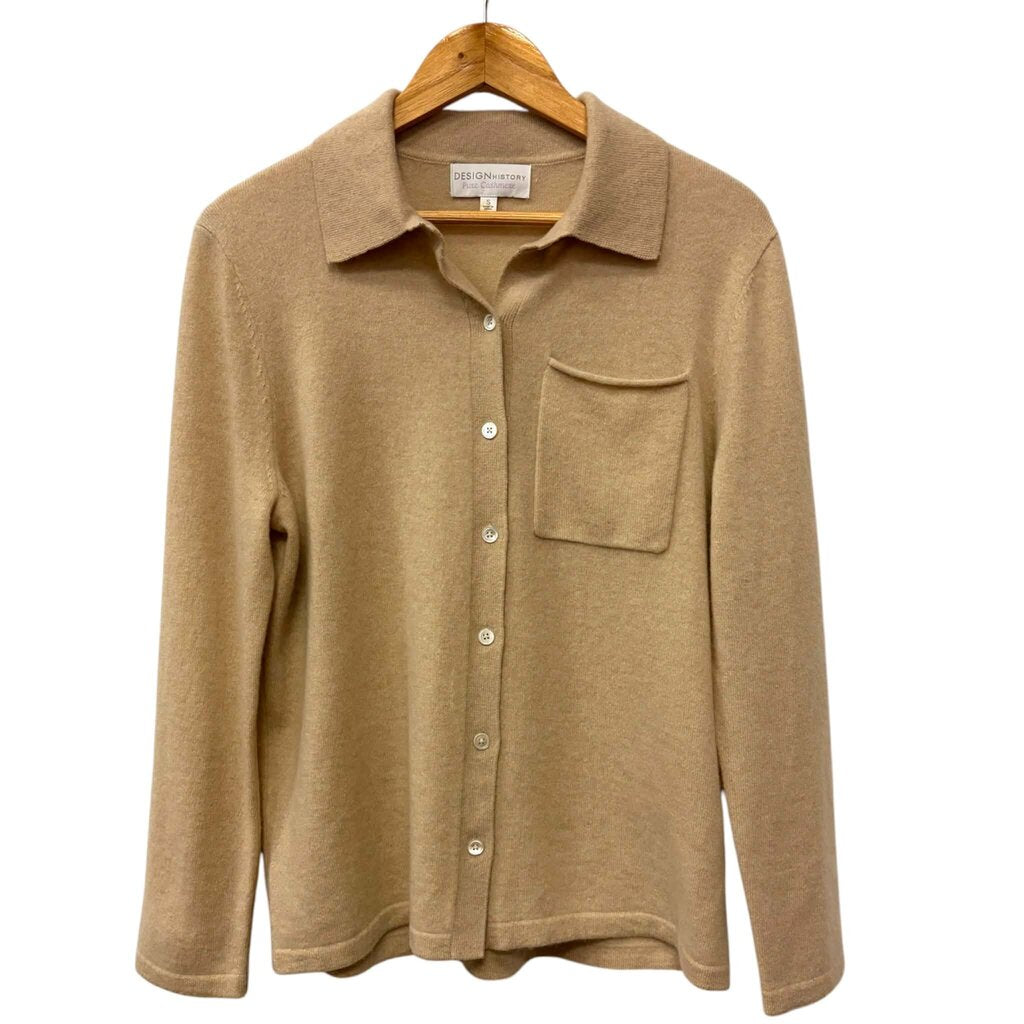 Design History 100% Cashmere Cardigan - Size Small