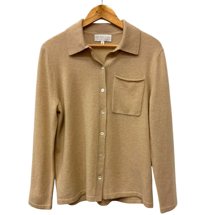 Design History 100% Cashmere Cardigan - Size Small