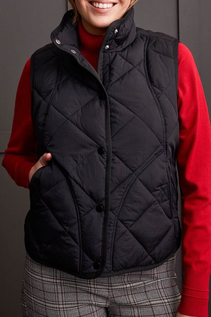 Tribal Quilted A Line Puffer Vest - Size Small (Retails for $125)