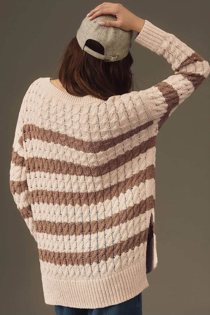 Pilcro Longline Stitch Sweater - Size XS