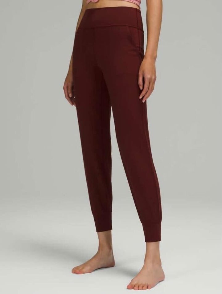 Lululemon Align Jogger 28" In Red Merlot - Size 8