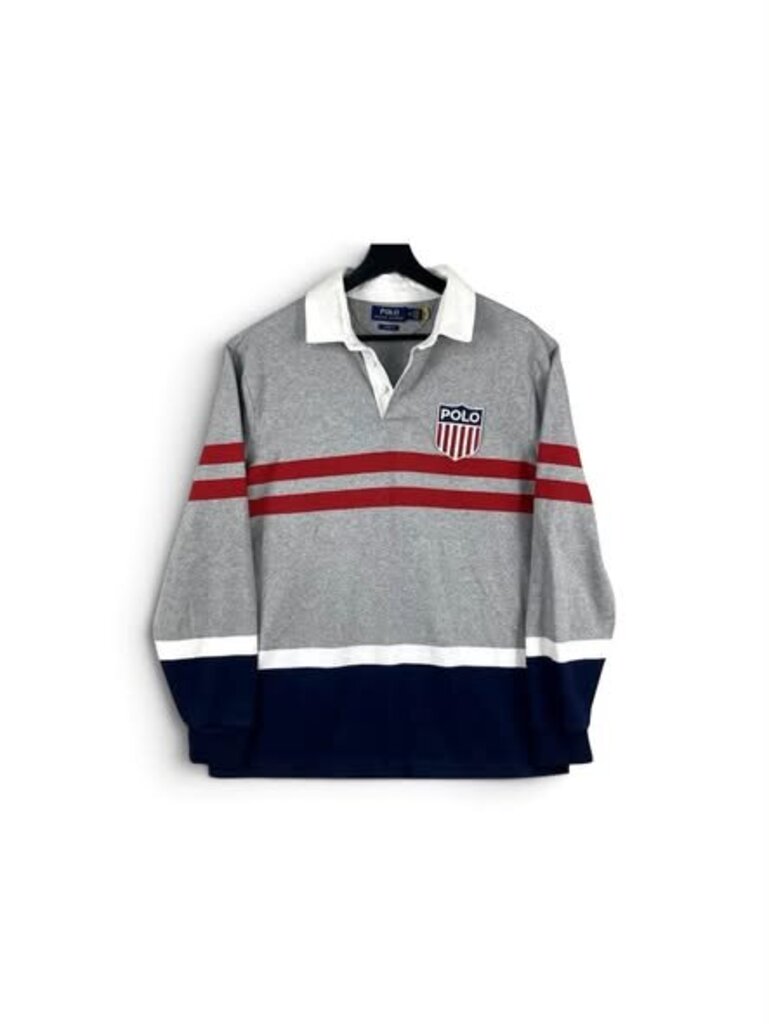 Polo Ralph Lauren Cotton Jersey Rugby Shirt - Size Large
