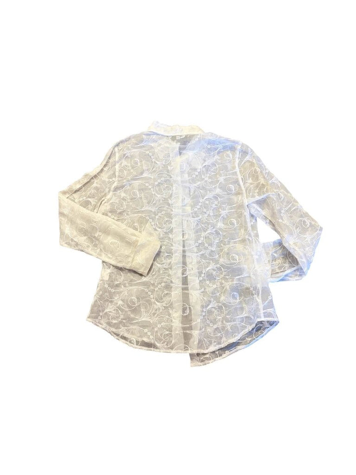 Anne Fontaine Sheer Top - Size Small