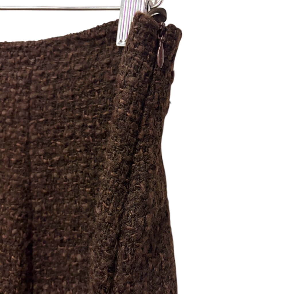 Prada Vintage 2000's Tweed Ruffle Skirt - Size 38