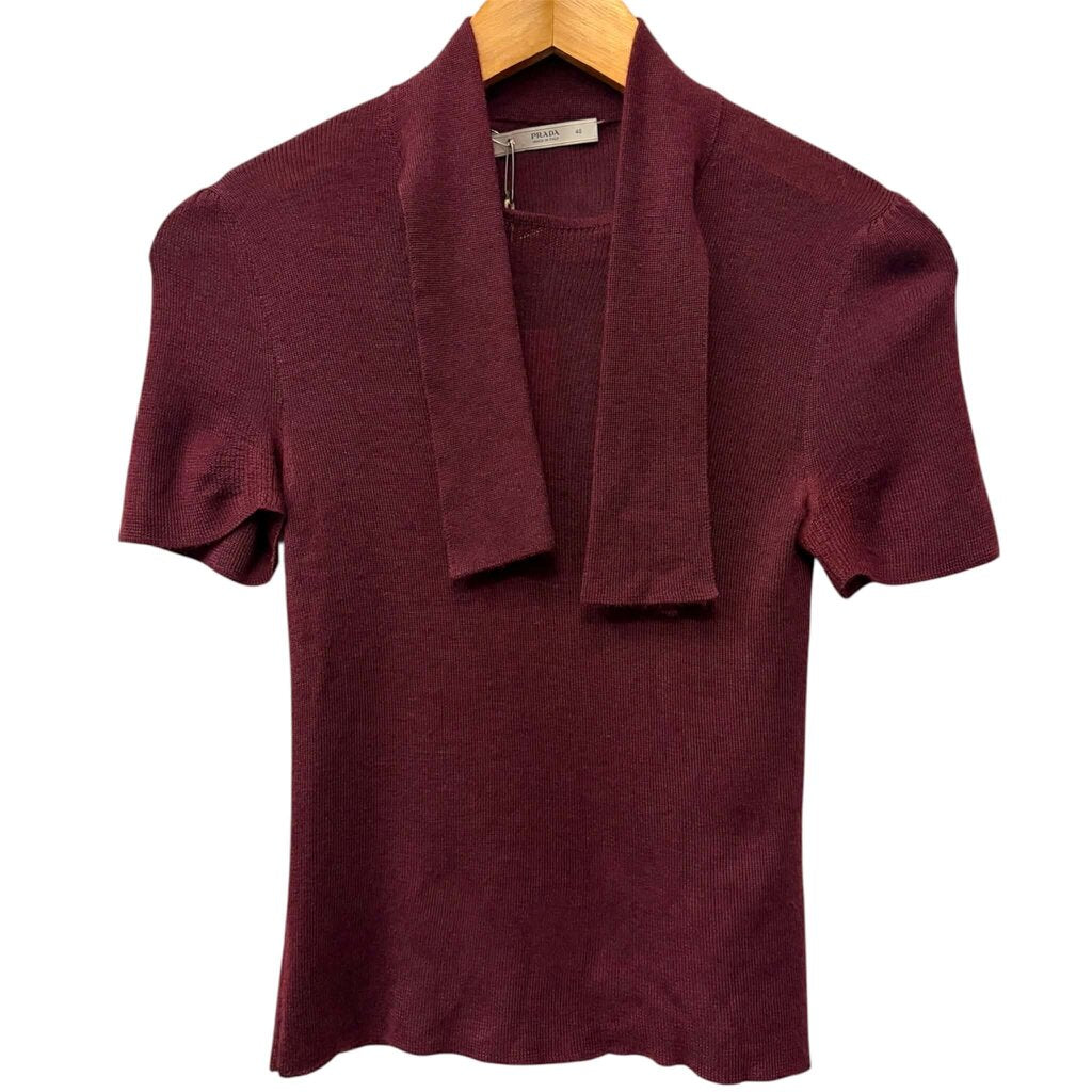 Prada Tie Neck Top - Size 40