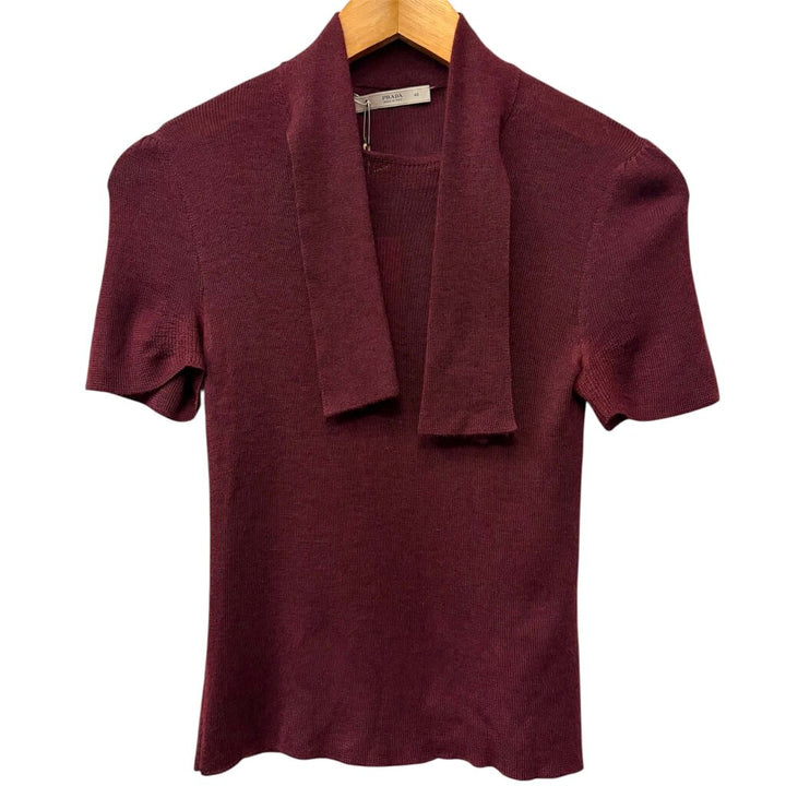 Prada Tie Neck Top - Size 40