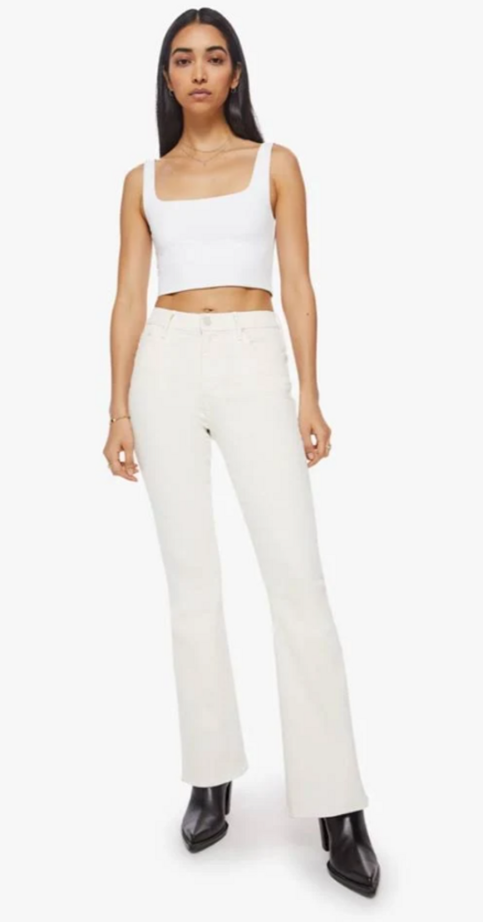 Mother High Waisted Weekender Skimp Jeans in Second Chance - Size 27