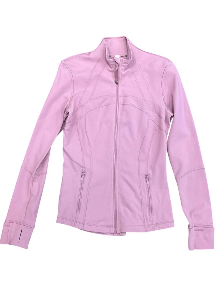 Lululemon Luon Define Jacket Full Zip-Up In Pink Peony - Size 8