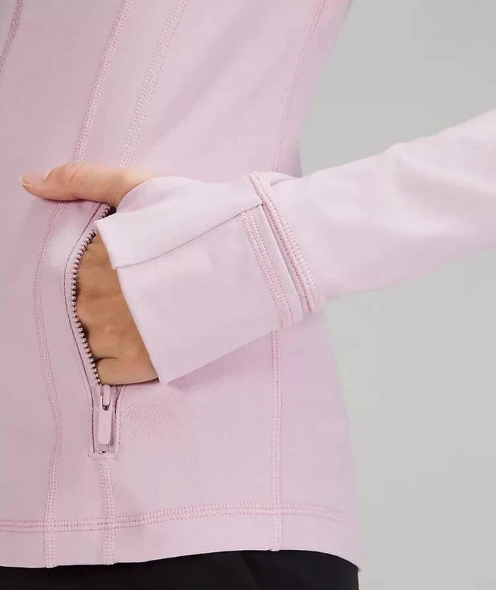 Lululemon Luon Define Jacket Full Zip-Up In Pink Peony - Size 8