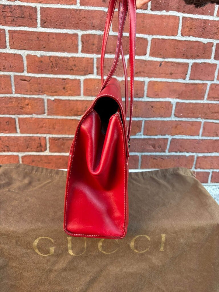 Gucci Lady Lock Flap Leather Tote