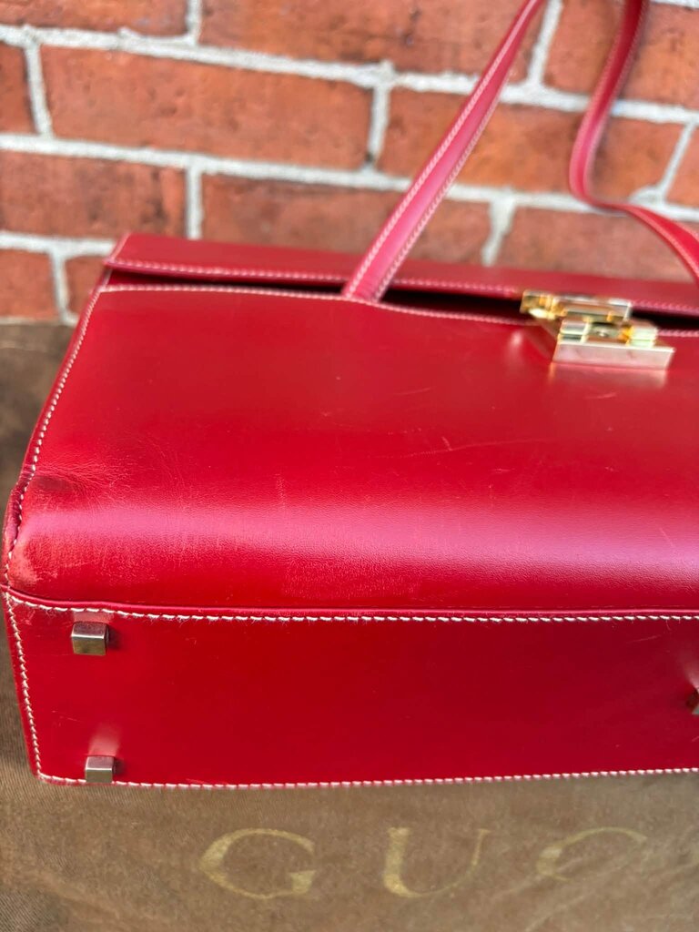 Gucci Lady Lock Flap Leather Tote