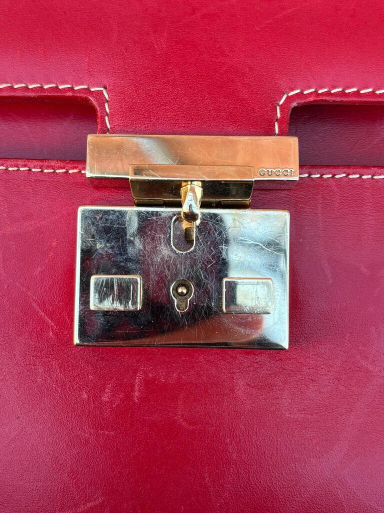 Gucci Lady Lock Flap Leather Tote