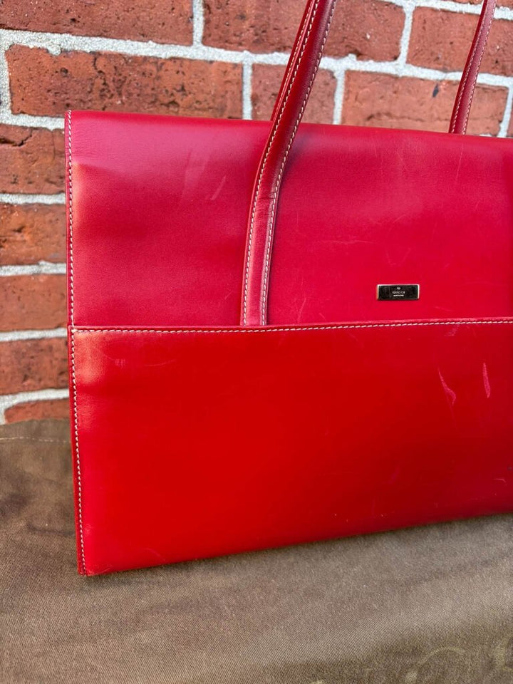 Gucci Lady Lock Flap Leather Tote