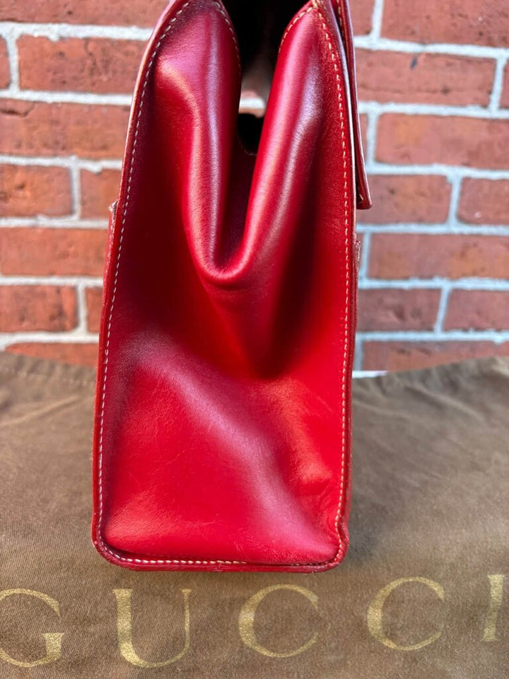 Gucci Lady Lock Flap Leather Tote