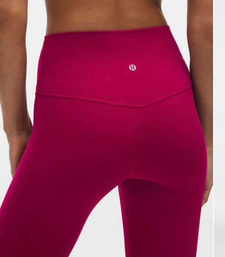 Lululemon Align 25" High-Rise Leggings In Berry Bramble - Size 6