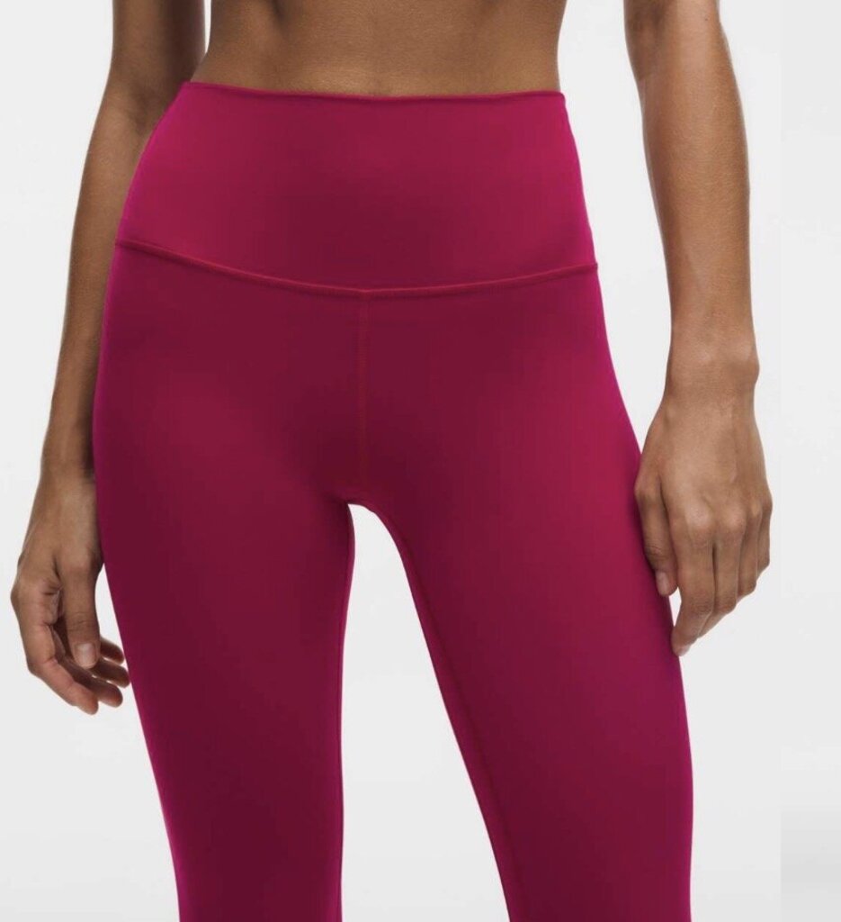 Lululemon Align 25" High-Rise Leggings In Berry Bramble - Size 6