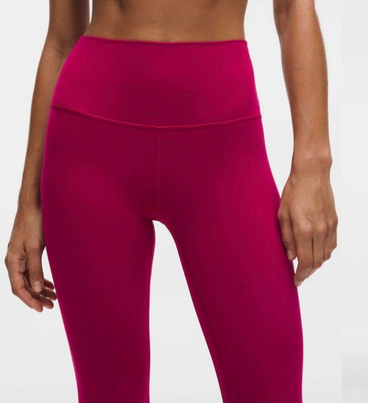 Lululemon Align 25" High-Rise Leggings In Berry Bramble - Size 6