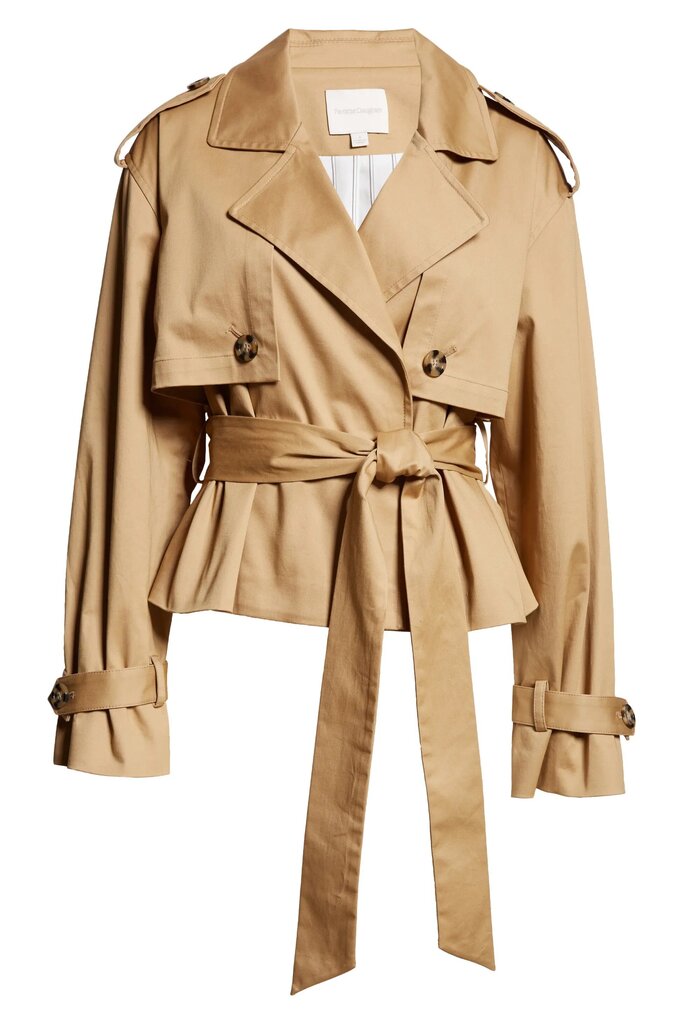 Favorite Daughter The Cropped Charles Trench - Size XXS (Retails for $328)